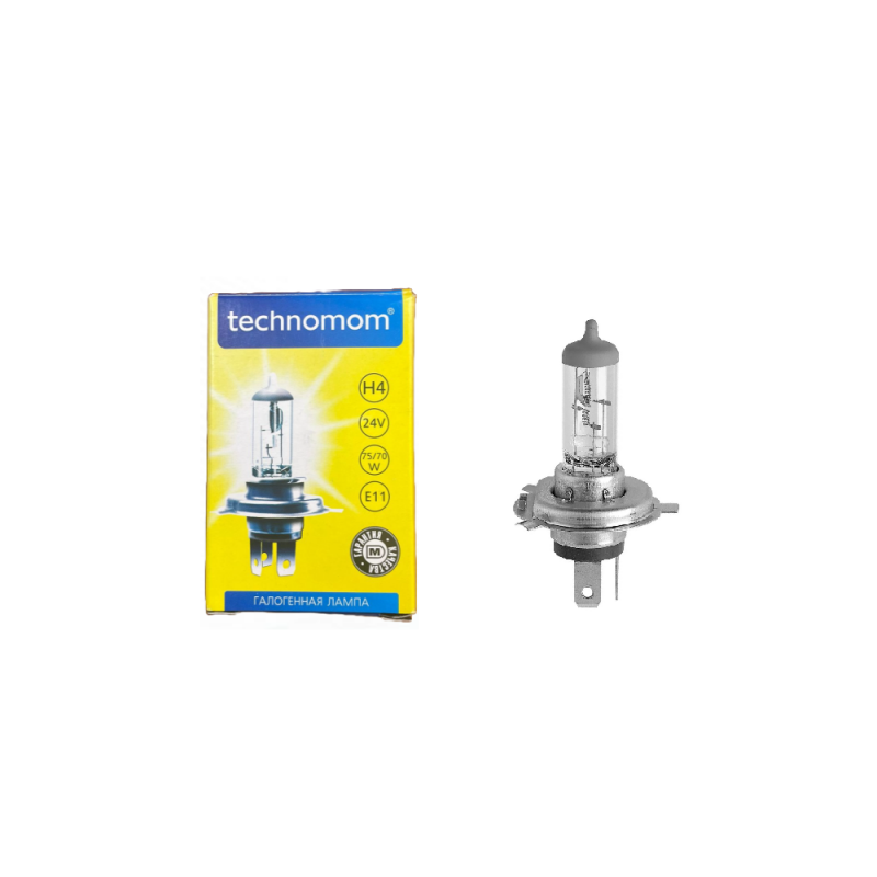 Автолампа Н4 24-75/70 Р43t ТЕХНОМОМ Н4-24 75/70 Автолампа Н4 24-75/70 Р43t ТЕХНОМОМ Н4-24 75/70